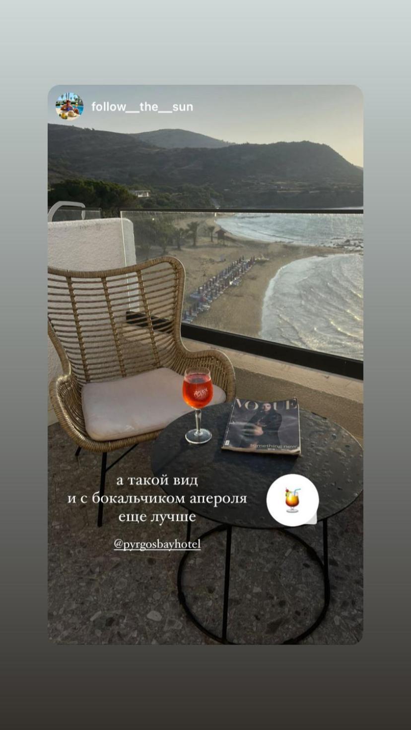 E.J. Pyrgos Bay Hotel Ngoại thất bức ảnh